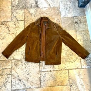 Banana Republic Vintage Leather Suede Jacket in Men’s Small